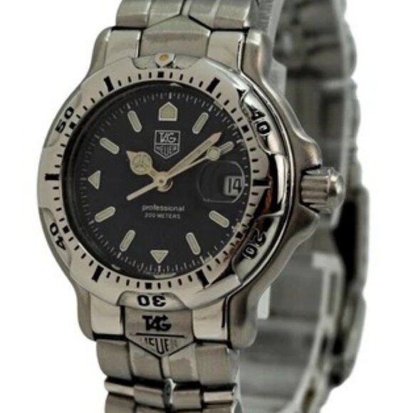 Tag Heuer 29mm Ladies 6000 Series Professional Blue Dial SS Watch! Ref: WH1315! - Picture 3 of 10